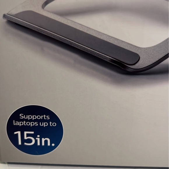 PHILIPS Accessories Ultra-Thin Portable Laptop Stand, Vented Aluminum Design - Picture 2 of 7